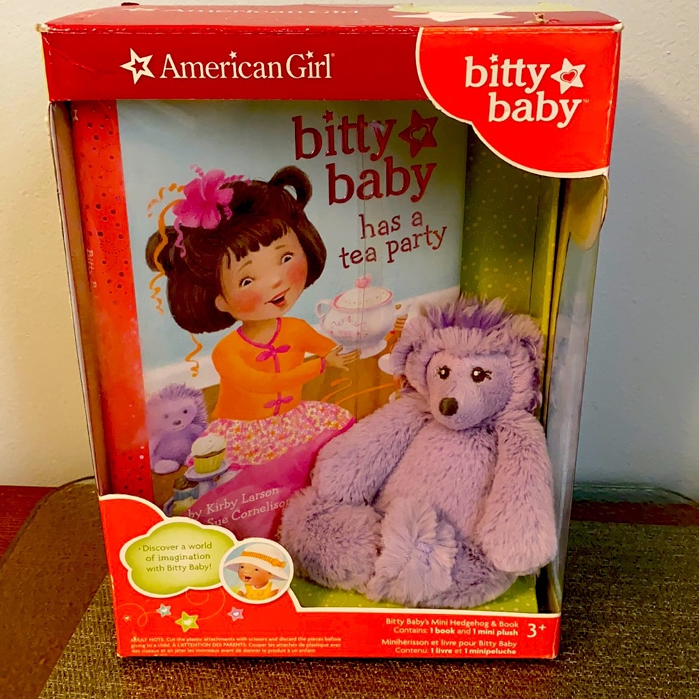 American Girl Bitty Baby Hedgehog & Book